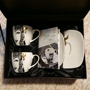 💖2/$25💖 Fine Porcelain Coffee Cup Set by Empire National Souvenirs
